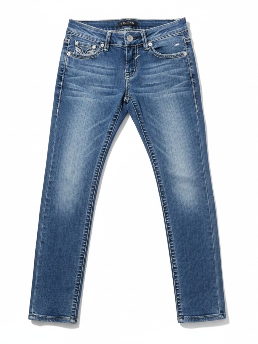Vigoss Light-Med Wash Skinny Jeans for Women